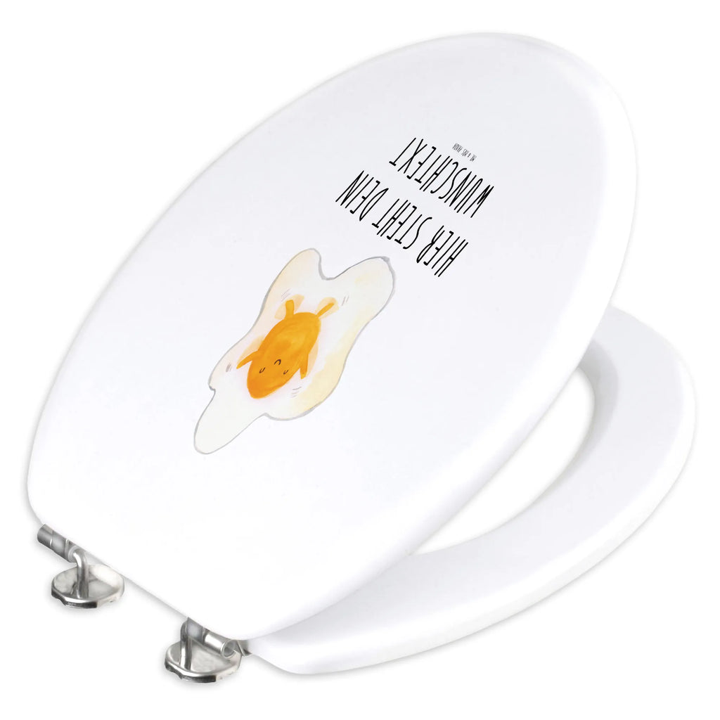 Personalized Toilet Seat Design Fried egg egg Personalisierter WC-Sitz, Personalisierter Klodeckel, WC-Deckel, Personalisierter Toilettendeckel, Toilettensitz, WC Sitz mit Namen, Toilettendeckel mit Namen, Personalisierte Klobrille, Lustige Sprüche, Tiere, Tiermotive, Gute Laune, Glücklich, Spiegelei, Liebe, Tag, Ei, Schön