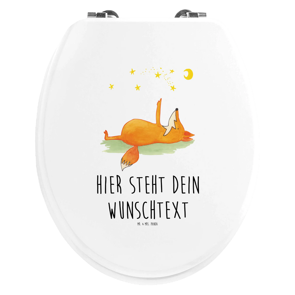 Personalizowany motyw deski WC lis Gwiazdy Personalisierter Klodeckel, Personalisierte Klobrille, WC Sitz mit Namen, Toilettendeckel mit Namen, Personalisierter Toilettendeckel, Toilettensitz, WC-Deckel, Personalisierter WC-Sitz, Fuchs, Tröstende Worte, Romantik, Füchse, Spruch schön, Always Look On The Bright Side Of Life, Spruch Positiv
