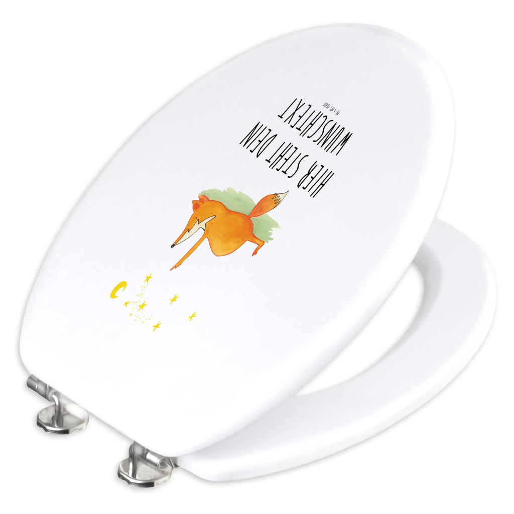 Personalizowany motyw deski WC lis Gwiazdy Personalisierter Klodeckel, Personalisierte Klobrille, WC Sitz mit Namen, Toilettendeckel mit Namen, Personalisierter Toilettendeckel, Toilettensitz, WC-Deckel, Personalisierter WC-Sitz, Fuchs, Tröstende Worte, Romantik, Füchse, Spruch schön, Always Look On The Bright Side Of Life, Spruch Positiv