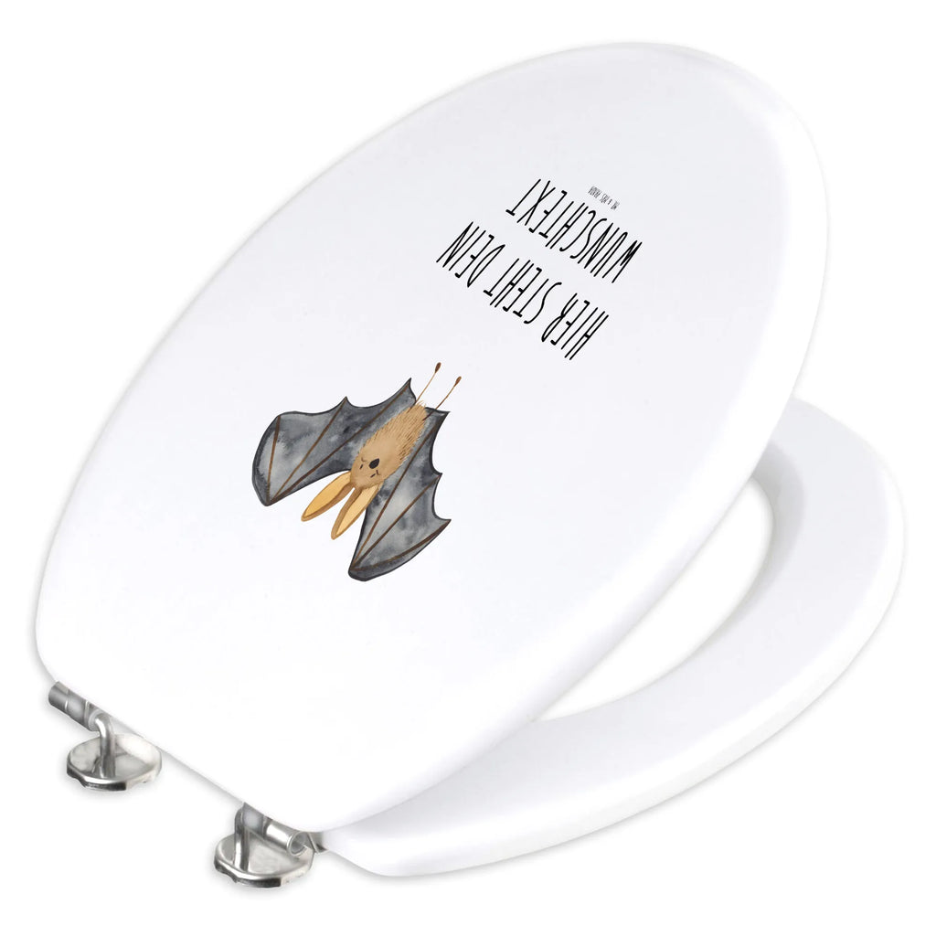 Personalizowany motyw deski WC nietoperz skrzydło WC Sitz mit Namen, Toilettendeckel mit Namen, Personalisierte Klobrille, Personalisierter Toilettendeckel, Personalisierter WC-Sitz, Personalisierter Klodeckel, Tiermotive, Gute Laune, lustige Sprüche, Tiere
