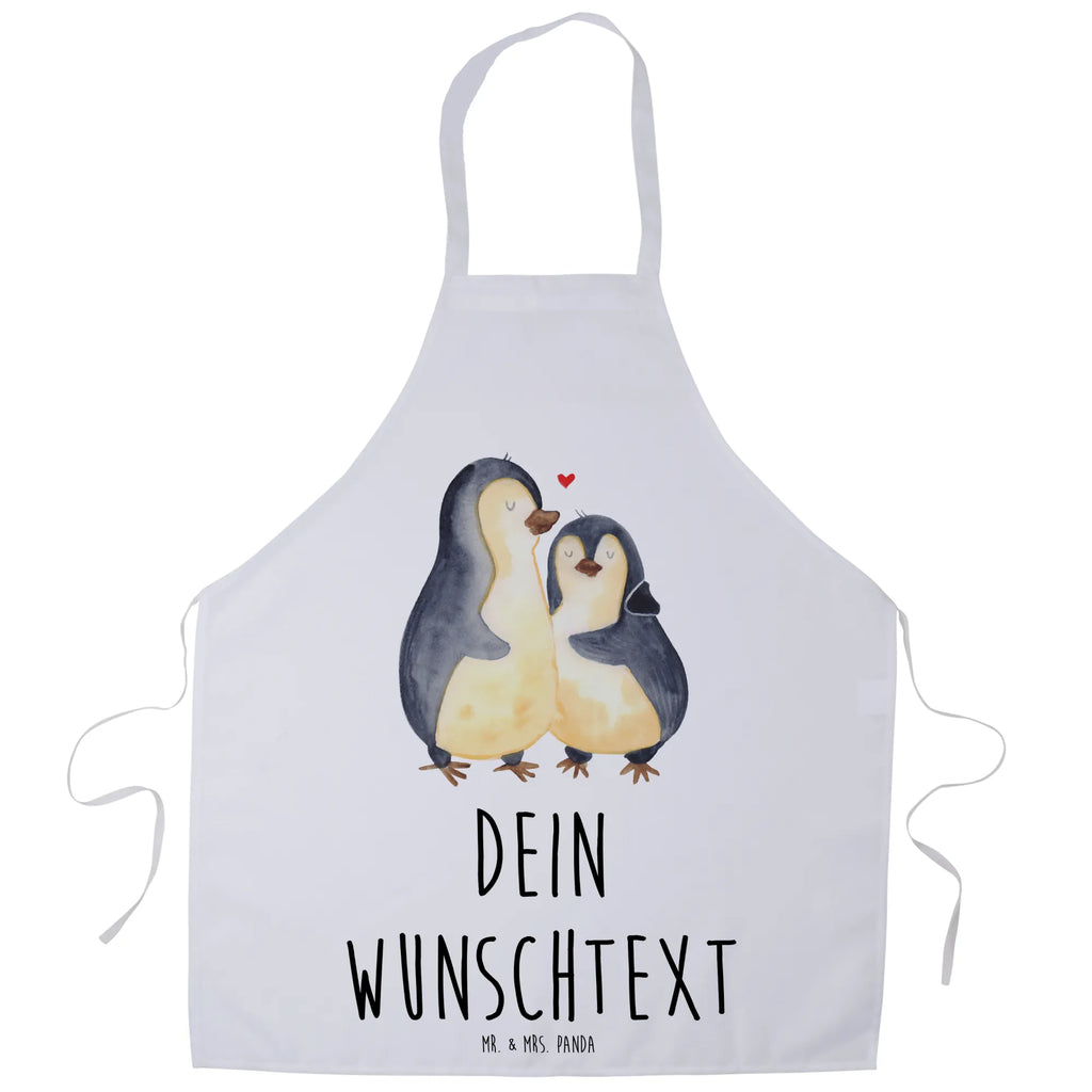 Personalized Cooking Apron Penguin embrace Penguin, North Pole, Winter, Penguins, penguin, wedding day, proof of love, lovers, engagement, wedding gift, wedding, anniversary, love, love gift