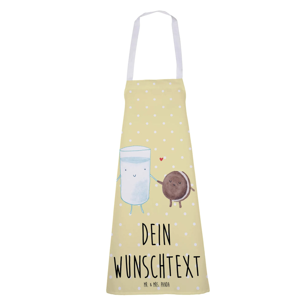 Personalized Cooking Apron milk biscuit small animals, cute, funny, cute animal motives, hand drawn, small world, funny sayings, good mood, happy, gifts, gift ideas, special gifts, animal lover, card, motif sweet, biscuit, milk, invitation breakfast, coffee, romantic, Milk, cookies, cookie, perfect couple