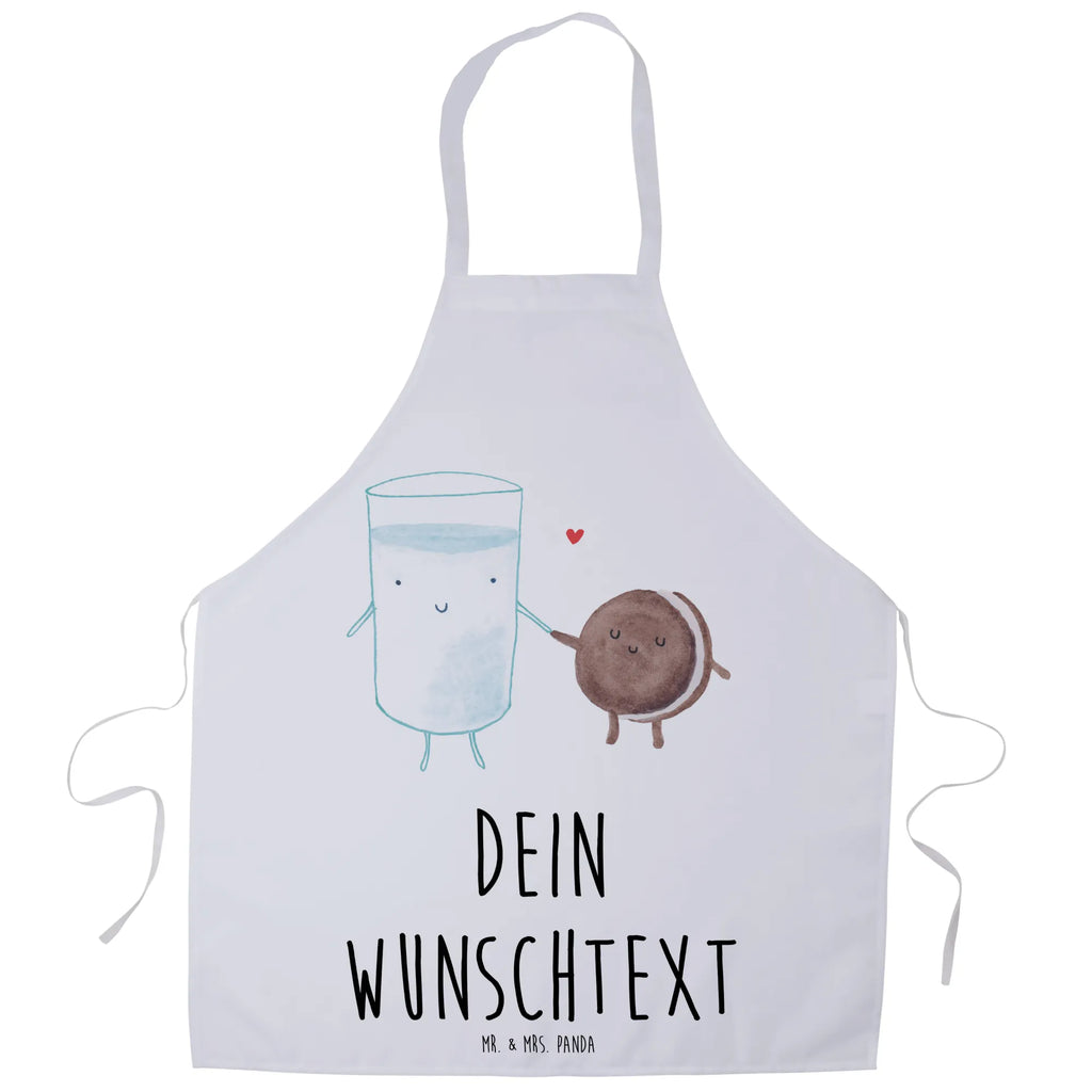 Personalized Cooking Apron milk biscuit small animals, cute, funny, cute animal motives, hand drawn, small world, funny sayings, good mood, happy, gifts, gift ideas, special gifts, animal lover, card, motif sweet, biscuit, milk, invitation breakfast, coffee, romantic, Milk, cookies, cookie, perfect couple