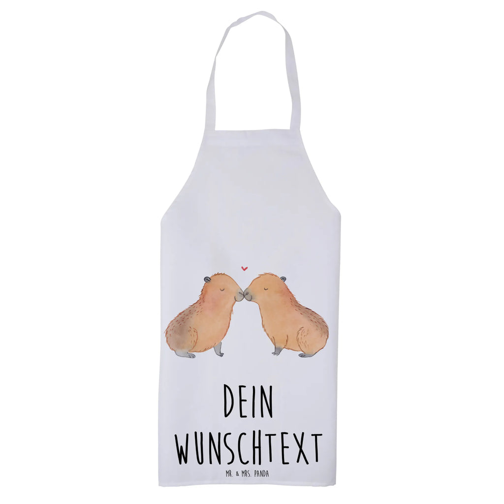 Personalized Cooking Apron Capybara love small animals, cute, funny, cute animal motives, hand drawn, small world, funny sayings, good mood, happy, gifts, gift ideas, special gifts, animal lover, card
