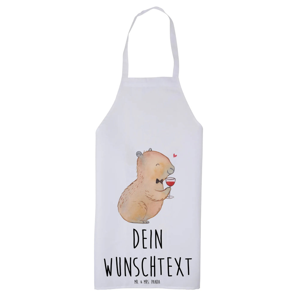 Personalized Cooking Apron Capybara wine small animals, cute, funny, cute animal motives, hand drawn, small world, funny sayings, good mood, happy, gifts, gift ideas, special gifts, animal lover, card