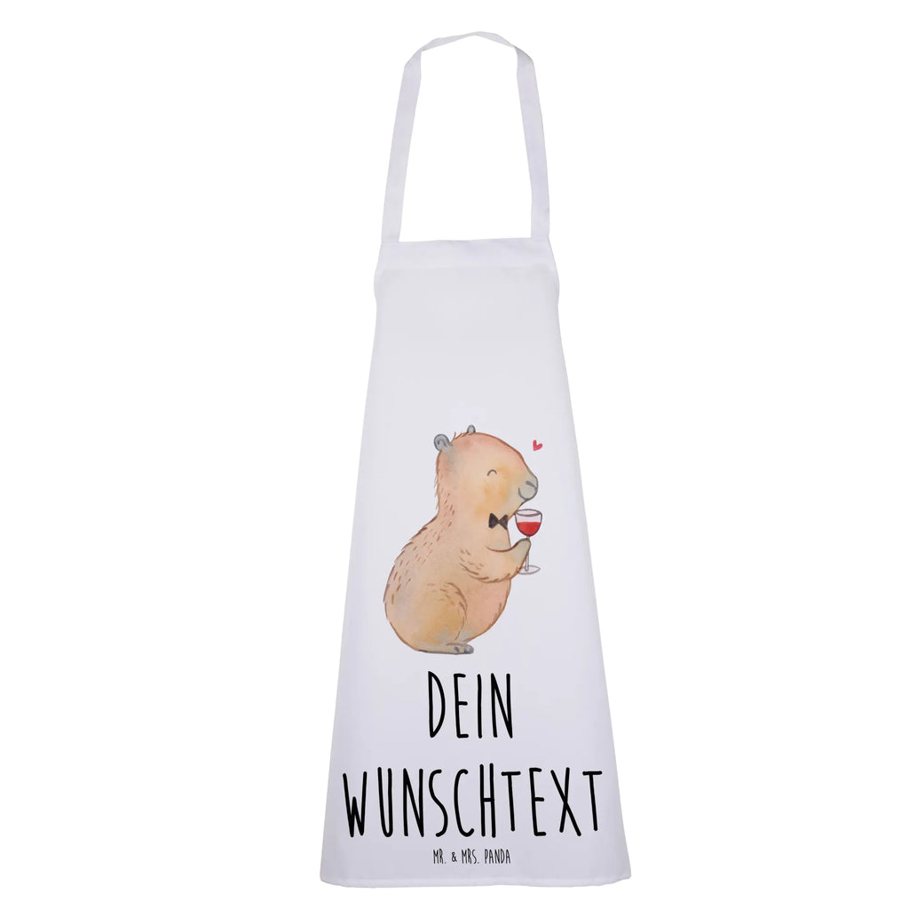 Personalized Cooking Apron Capybara wine small animals, cute, funny, cute animal motives, hand drawn, small world, funny sayings, good mood, happy, gifts, gift ideas, special gifts, animal lover, card