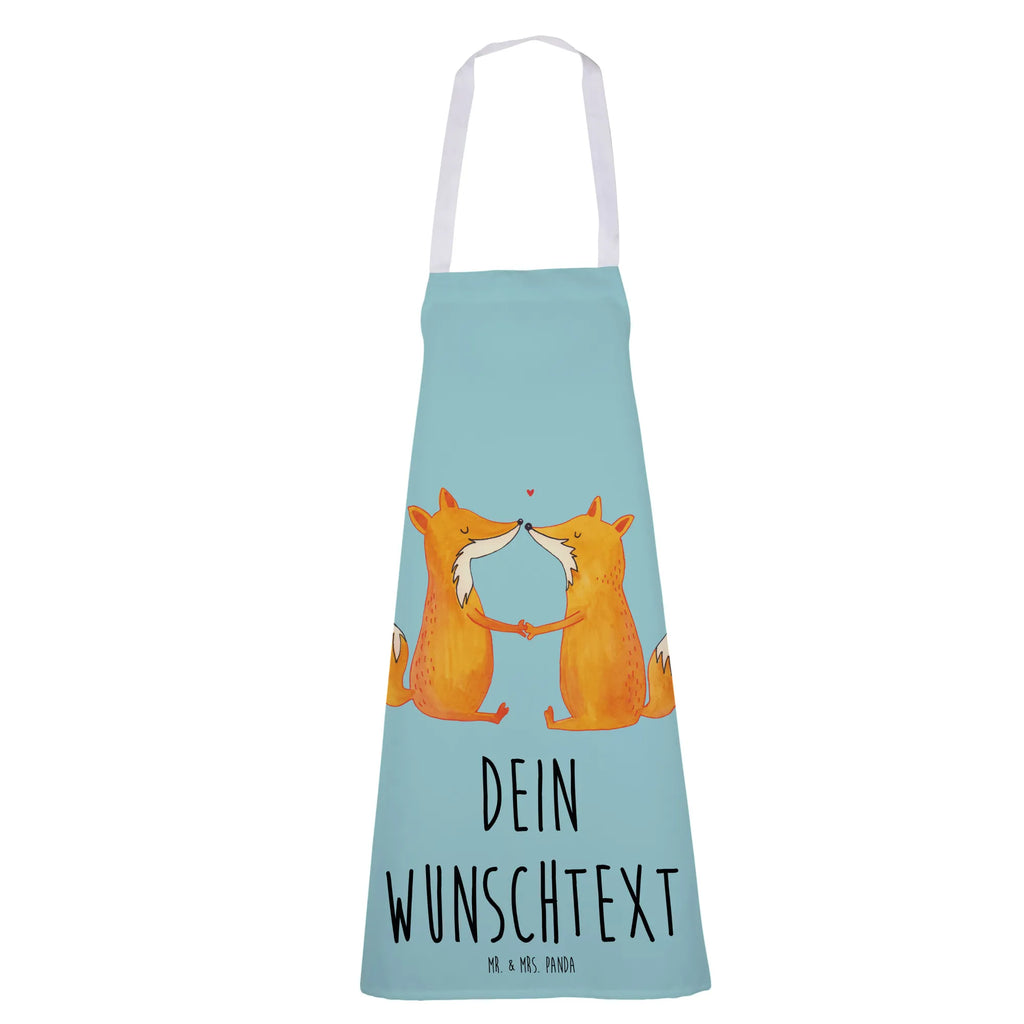 Personalized Cooking Apron foxes Love fox, foxes, forest wildlife, clever as a fox, animal lover, husband, fiancée, girlfriend, proof of love, boyfriend, couple, marriage, lovers, wife, love, partner