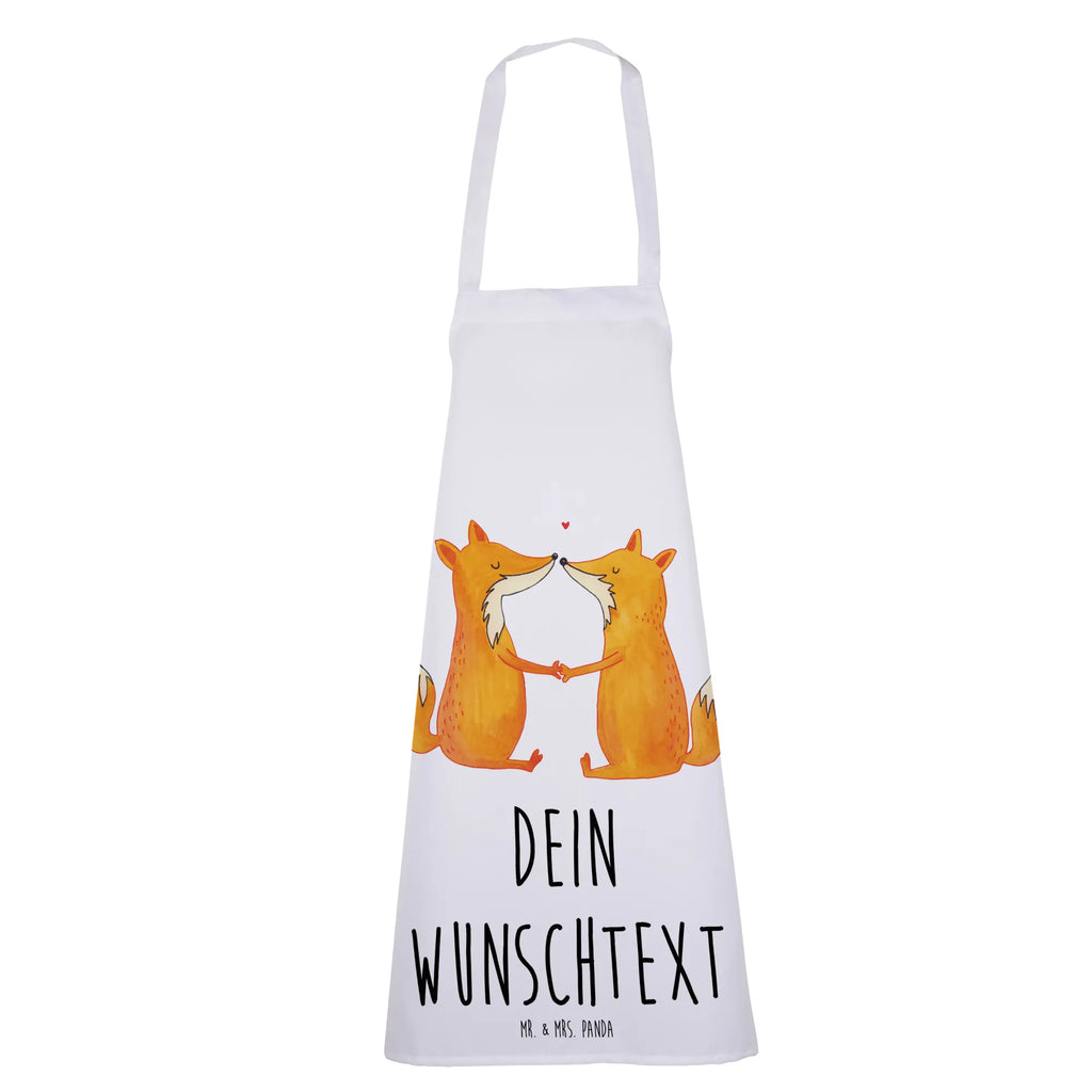 Personalized Cooking Apron foxes Love fox, foxes, forest wildlife, clever as a fox, animal lover, husband, fiancée, girlfriend, proof of love, boyfriend, couple, marriage, lovers, wife, love, partner