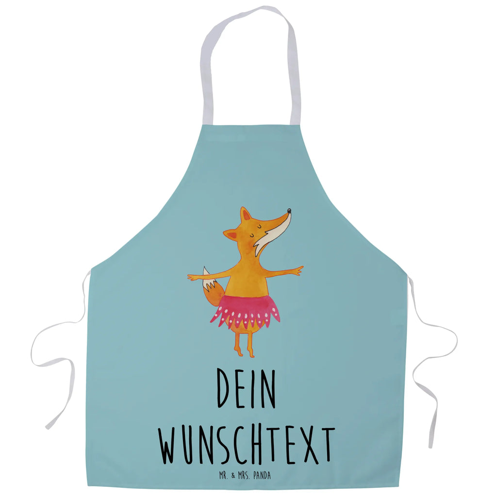 Personalized Cooking Apron Fox ballerina fox, foxes, forest wildlife, clever as a fox, animal lover, dancing, party, dancer, vixen, ballerina, ballet, invitation, birthday, fox saying