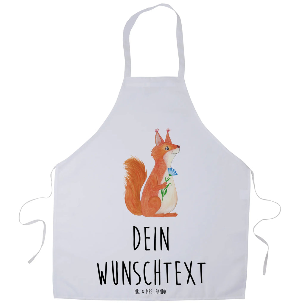 Personalized Cooking Apron Squirrel flower small animals, cute, funny, cute animal motives, hand drawn, small world, funny sayings, good mood, happy, gifts, gift ideas, special gifts, animal lover, card, Squirrel, squirrel, saying decoration, fun, motivation pictures, happy saying, laughter, motivation sayings, positive saying