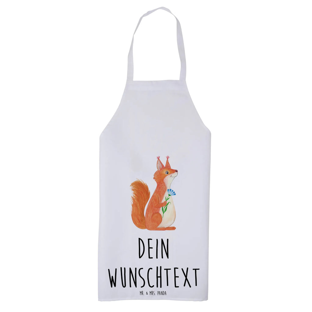 Personalized Cooking Apron Squirrel flower small animals, cute, funny, cute animal motives, hand drawn, small world, funny sayings, good mood, happy, gifts, gift ideas, special gifts, animal lover, card, Squirrel, squirrel, saying decoration, fun, motivation pictures, happy saying, laughter, motivation sayings, positive saying