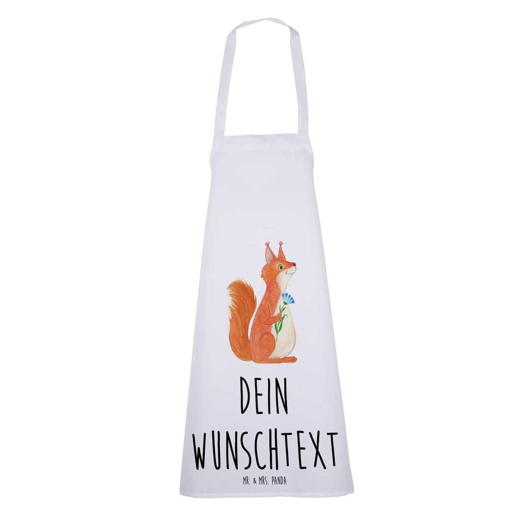 Personalized Cooking Apron Squirrel flower small animals, cute, funny, cute animal motives, hand drawn, small world, funny sayings, good mood, happy, gifts, gift ideas, special gifts, animal lover, card, Squirrel, squirrel, saying decoration, fun, motivation pictures, happy saying, laughter, motivation sayings, positive saying