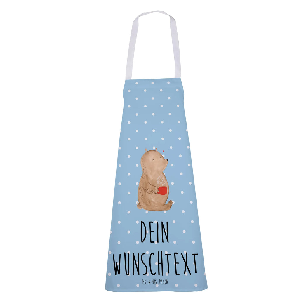 Personalized Cooking Apron bear Coffee bear, teddy, teddy bear, cuddly toy, coffee, conquer the world, motivation, morning routine, bears, good morning, save the world