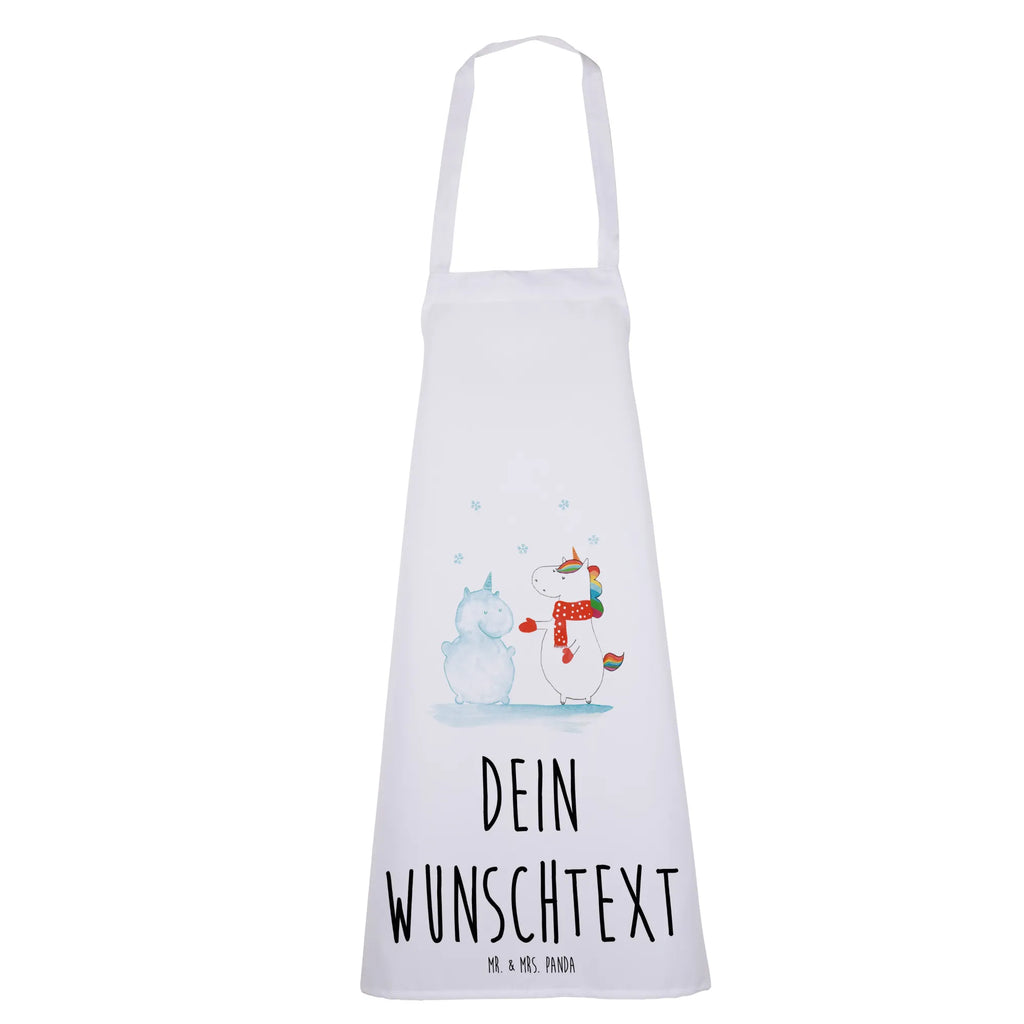 Personalized Cooking Apron unicorn snowman unicorn, unicorns, Cold, Cake, Snow, Winter, present, Gloves, Christmas Motif, Snowman, winter gift, Unicorn, X-Mas, Cap, Christmas
