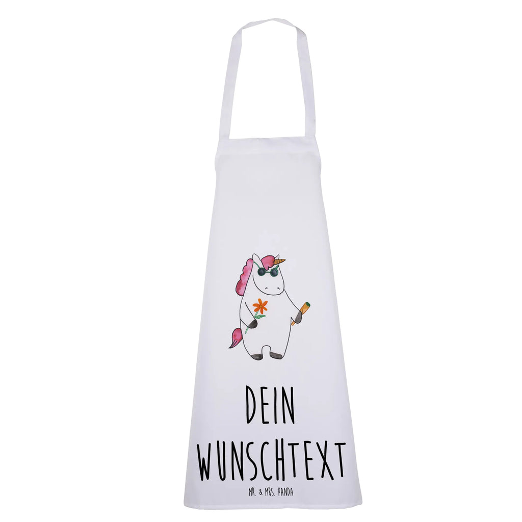 Personalized Cooking Apron unicorn Woodstock unicorn, unicorns, joint, Unicorn, present friend, party, alcohol, Funny, fun, smoking, woodstock, birthday gift, cigarette, smoke, witty