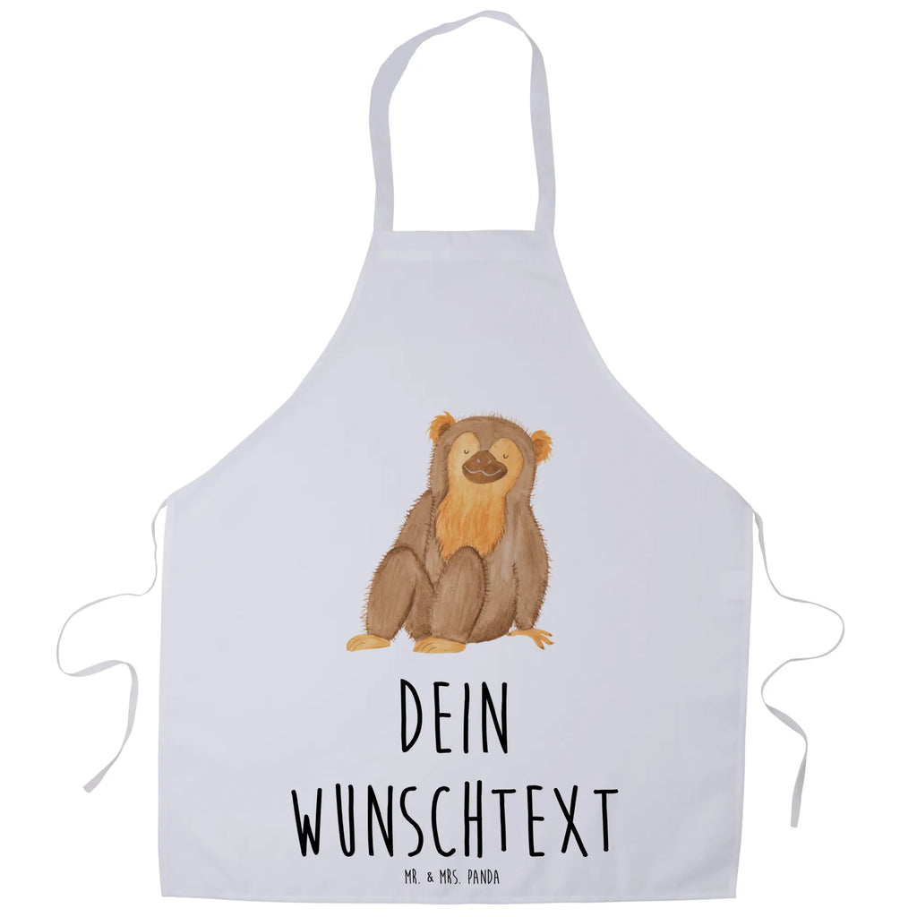 Personalized Cooking Apron Monkey Africa, monkeys, self-confidence, love, monkey, respect, self-love, self-esteem, motivation, selfcare