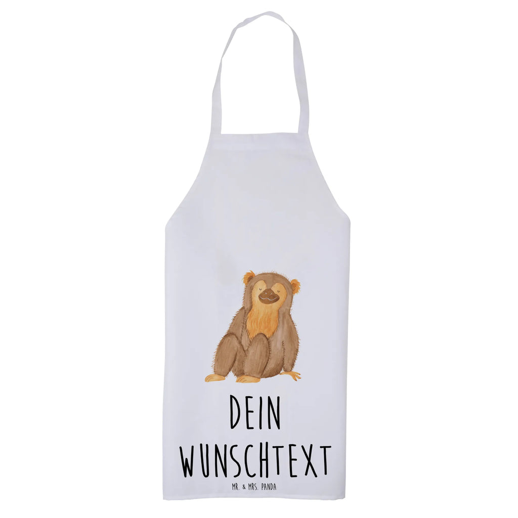 Personalized Cooking Apron Monkey Africa, monkeys, self-confidence, love, monkey, respect, self-love, self-esteem, motivation, selfcare