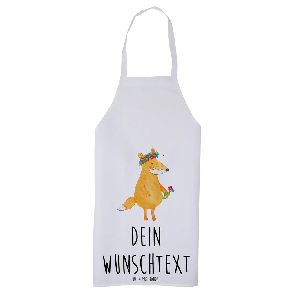 Personalized Cooking Apron Fox Flower fox, foxes, forest wildlife, clever as a fox, animal lover, girlfriends, self-love, proof of love, joy, me, motivation, girlfriend, flower, love, flower girl, fox girl, flowers
