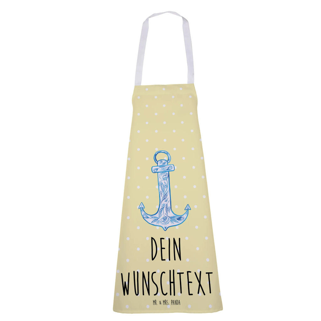 Personalized Cooking Apron anchor Blue small animals, cute, funny, cute animal motives, hand drawn, small world, funny sayings, good mood, happy, gifts, gift ideas, special gifts, animal lover, card