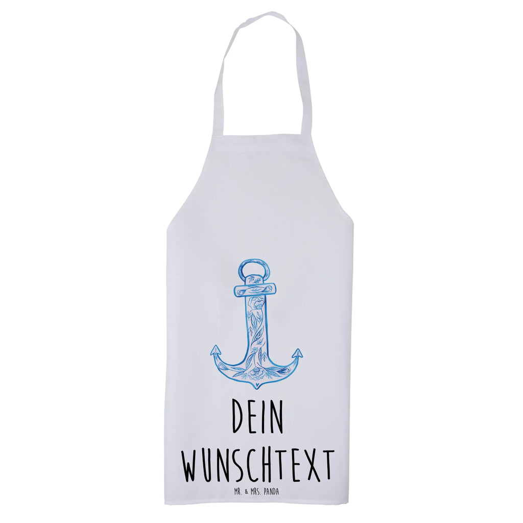 Personalized Cooking Apron anchor Blue small animals, cute, funny, cute animal motives, hand drawn, small world, funny sayings, good mood, happy, gifts, gift ideas, special gifts, animal lover, card