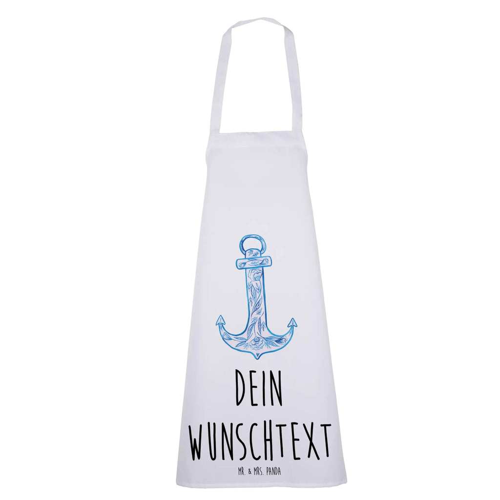 Personalized Cooking Apron anchor Blue small animals, cute, funny, cute animal motives, hand drawn, small world, funny sayings, good mood, happy, gifts, gift ideas, special gifts, animal lover, card
