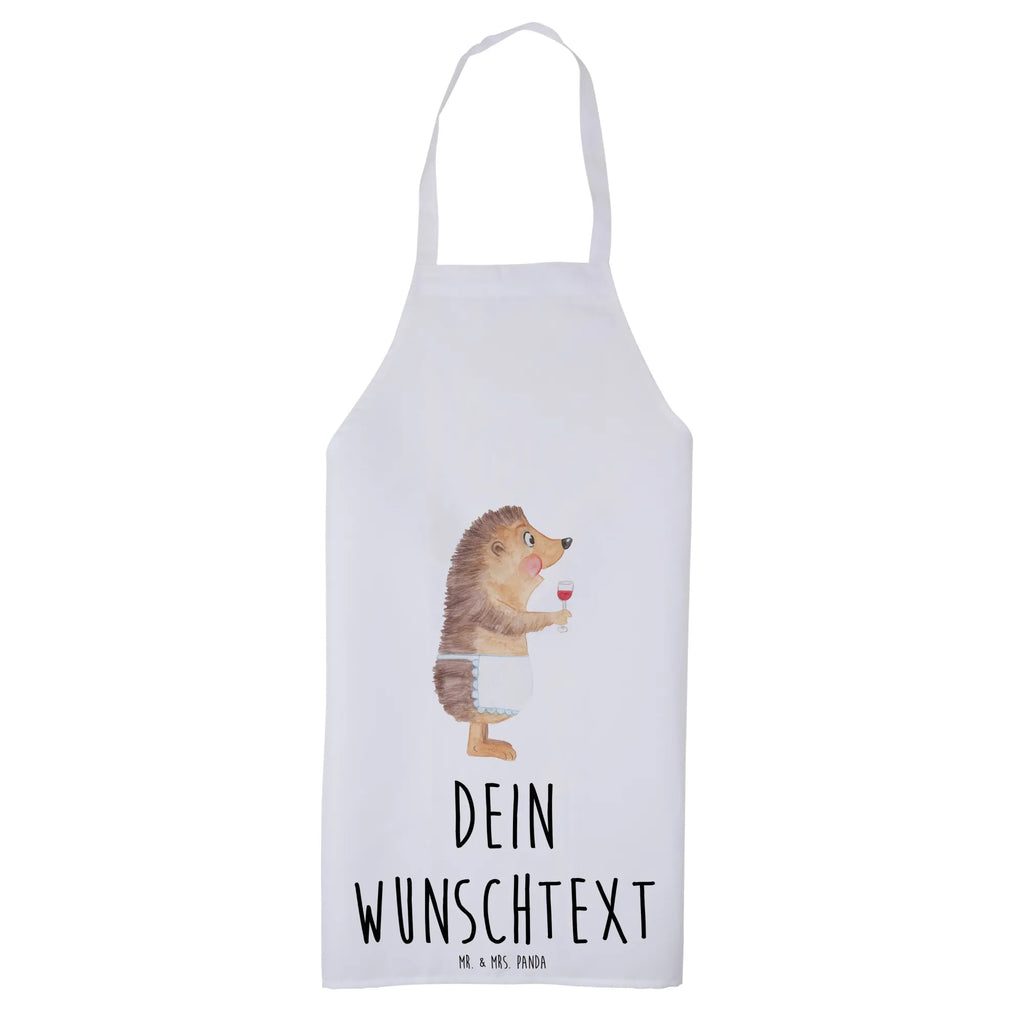 Personalized Cooking Apron Hedgehog wine small animals, cute, funny, cute animal motives, hand drawn, small world, funny sayings, good mood, happy, gifts, gift ideas, special gifts, animal lover, card, hedgehog, gift wine lover, wine decoration, wine saying, wine glass, gift wine drinker, drinking wine, red wine, white wine