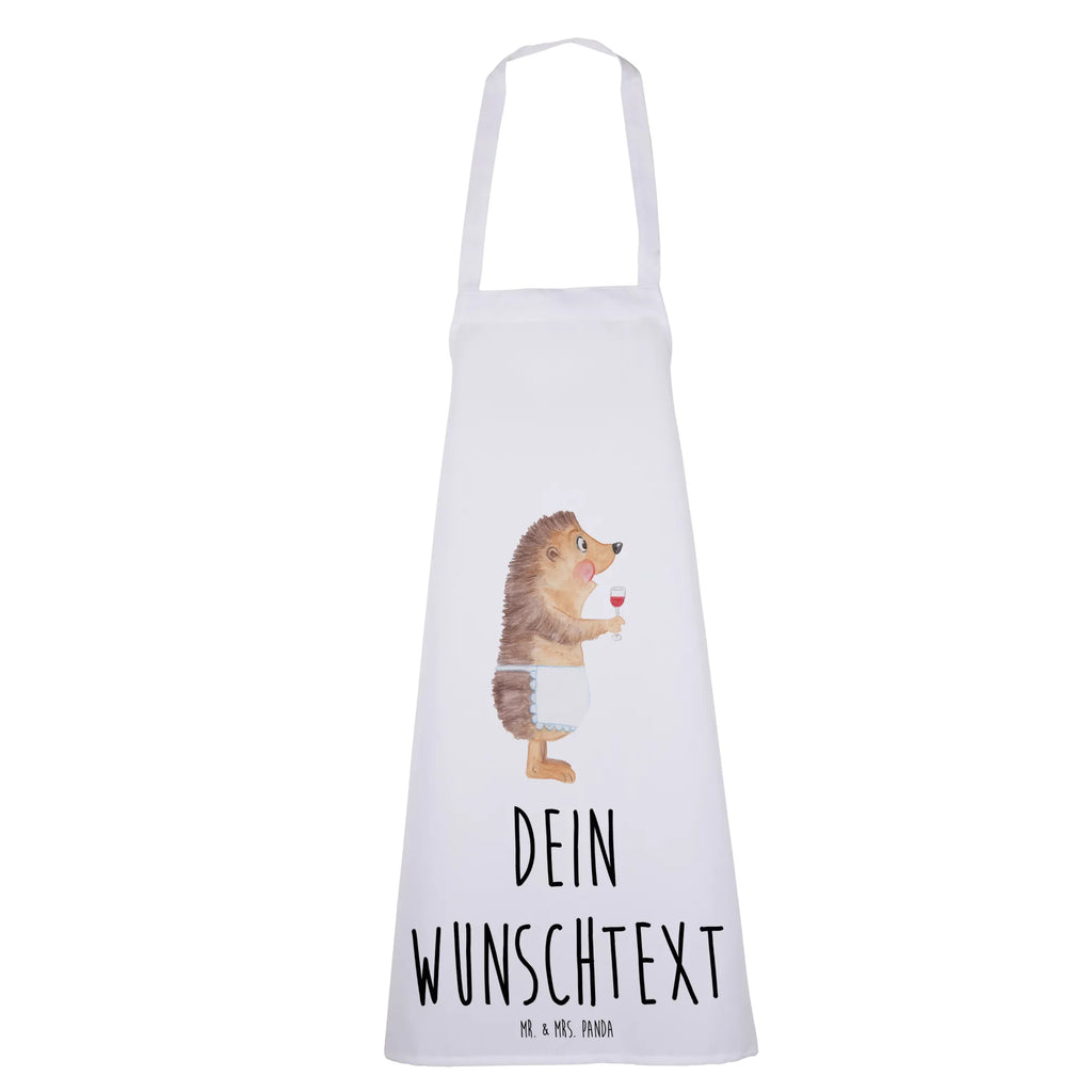 Personalized Cooking Apron Hedgehog wine small animals, cute, funny, cute animal motives, hand drawn, small world, funny sayings, good mood, happy, gifts, gift ideas, special gifts, animal lover, card, hedgehog, gift wine lover, wine decoration, wine saying, wine glass, gift wine drinker, drinking wine, red wine, white wine