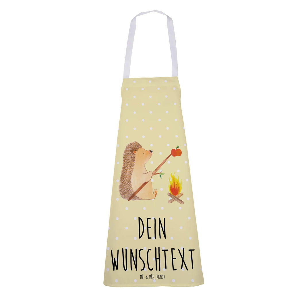 Personalized Cooking Apron Hedgehog grilling small animals, cute, funny, cute animal motives, hand drawn, small world, funny sayings, good mood, happy, gifts, gift ideas, special gifts, animal lover, card, motivation, meaning of life, barbecue, saying, hedgehog, goals, unemployed