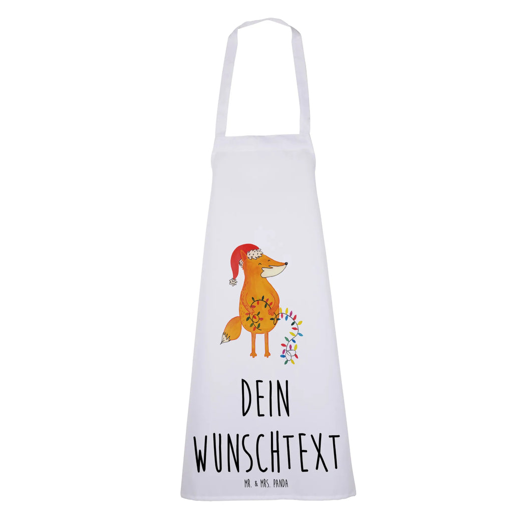 Personalized Cooking Apron Fox Christmas Winter, Christmas, Christmas time, snow, Christmas Eve, Santa Claus, Fox, Foxes, Gift Christmas, Saying beautiful