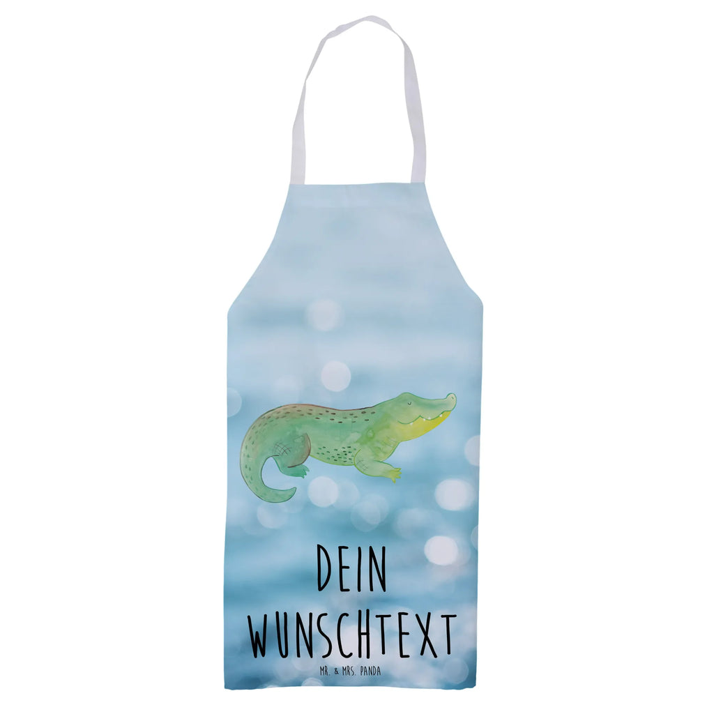 Personalized Cooking Apron Crocodile Seafood, aquatic animals, ocean, sea, fish, shells, corals, reef, whale, narwhal, sea urchin, lobster, platypus, turtle, manatee, crocodile, orca, shrimp, gifts for seafood lovers, water world, underwater animals, underwater world, vacation, deep sea, seafood fans, gift ideas, seafood decoration, seafood posters, to be crazy, crocodiles, adventurousness, best friend, favorite person, wanderlust, girlfriend, to be spontaneous