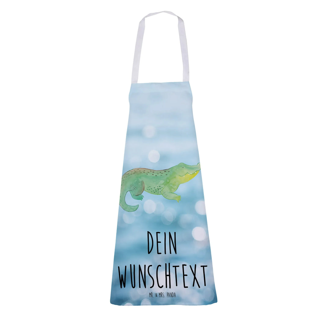 Personalized Cooking Apron Crocodile Seafood, aquatic animals, ocean, sea, fish, shells, corals, reef, whale, narwhal, sea urchin, lobster, platypus, turtle, manatee, crocodile, orca, shrimp, gifts for seafood lovers, water world, underwater animals, underwater world, vacation, deep sea, seafood fans, gift ideas, seafood decoration, seafood posters, to be crazy, crocodiles, adventurousness, best friend, favorite person, wanderlust, girlfriend, to be spontaneous