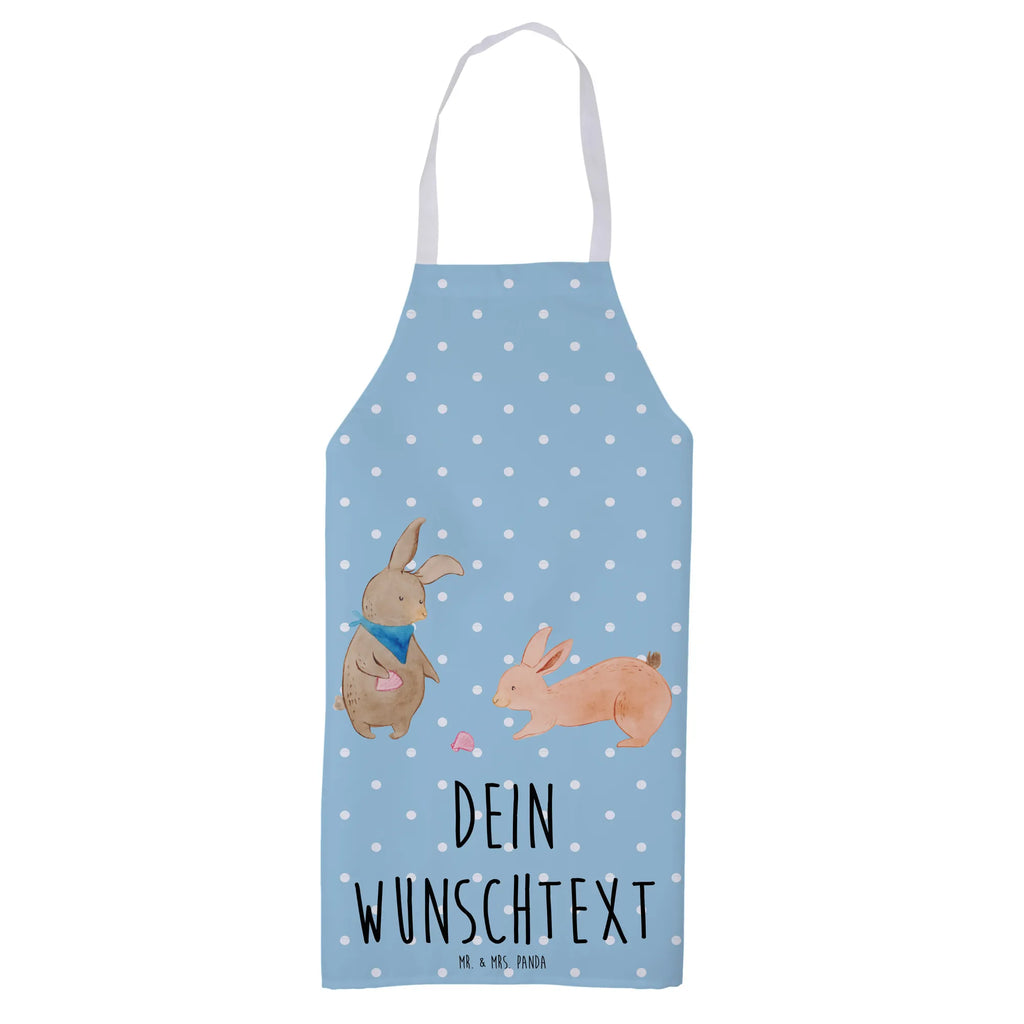 Personalized Cooking Apron Bunnies with seashell Family, Father's Day, Mother's Day, brother, sister, Mom, Dad, rabbits, collecting shells, girlfriends, best friend, BFF, girlfriend, sea, shells, best friends