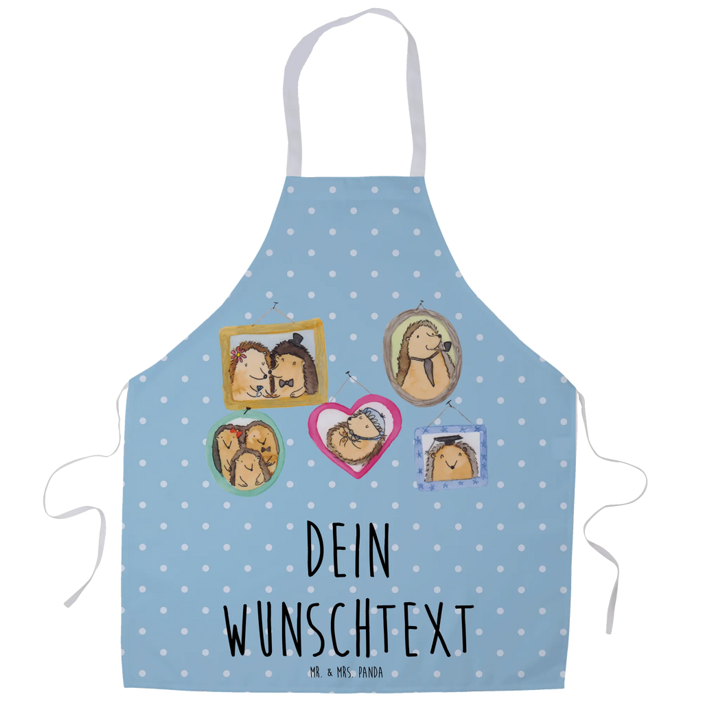 Personalized Cooking Apron Hedgehog family Family, Father's Day, Mother's Day, brother, sister, Mom, Dad, love, dad, pictures, happiness, mum, solidarity, hedgehogs