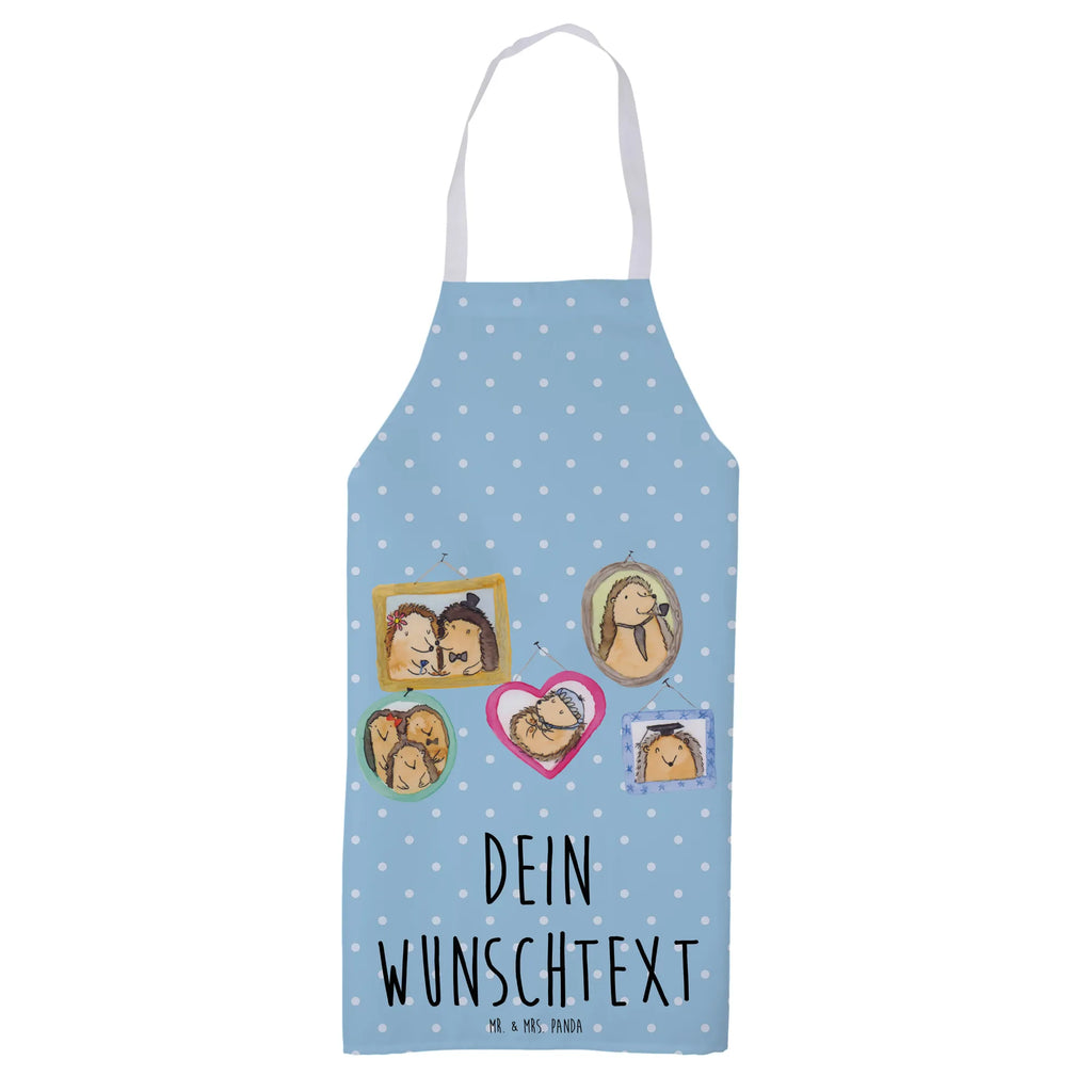 Personalized Cooking Apron Hedgehog family Family, Father's Day, Mother's Day, brother, sister, Mom, Dad, love, dad, pictures, happiness, mum, solidarity, hedgehogs