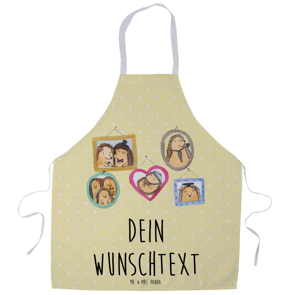 Personalized Cooking Apron Hedgehog family Family, Father's Day, Mother's Day, brother, sister, Mom, Dad, love, dad, pictures, happiness, mum, solidarity, hedgehogs