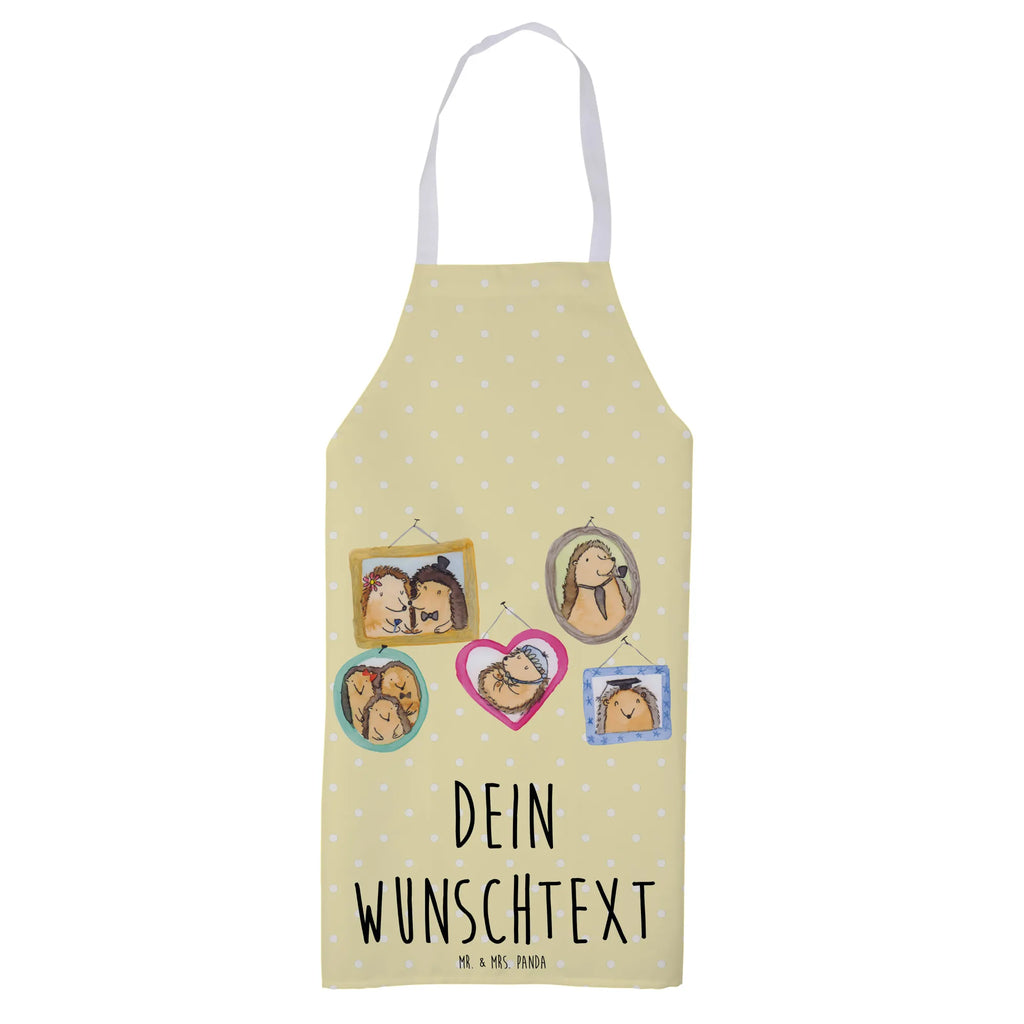 Personalized Cooking Apron Hedgehog family Family, Father's Day, Mother's Day, brother, sister, Mom, Dad, love, dad, pictures, happiness, mum, solidarity, hedgehogs