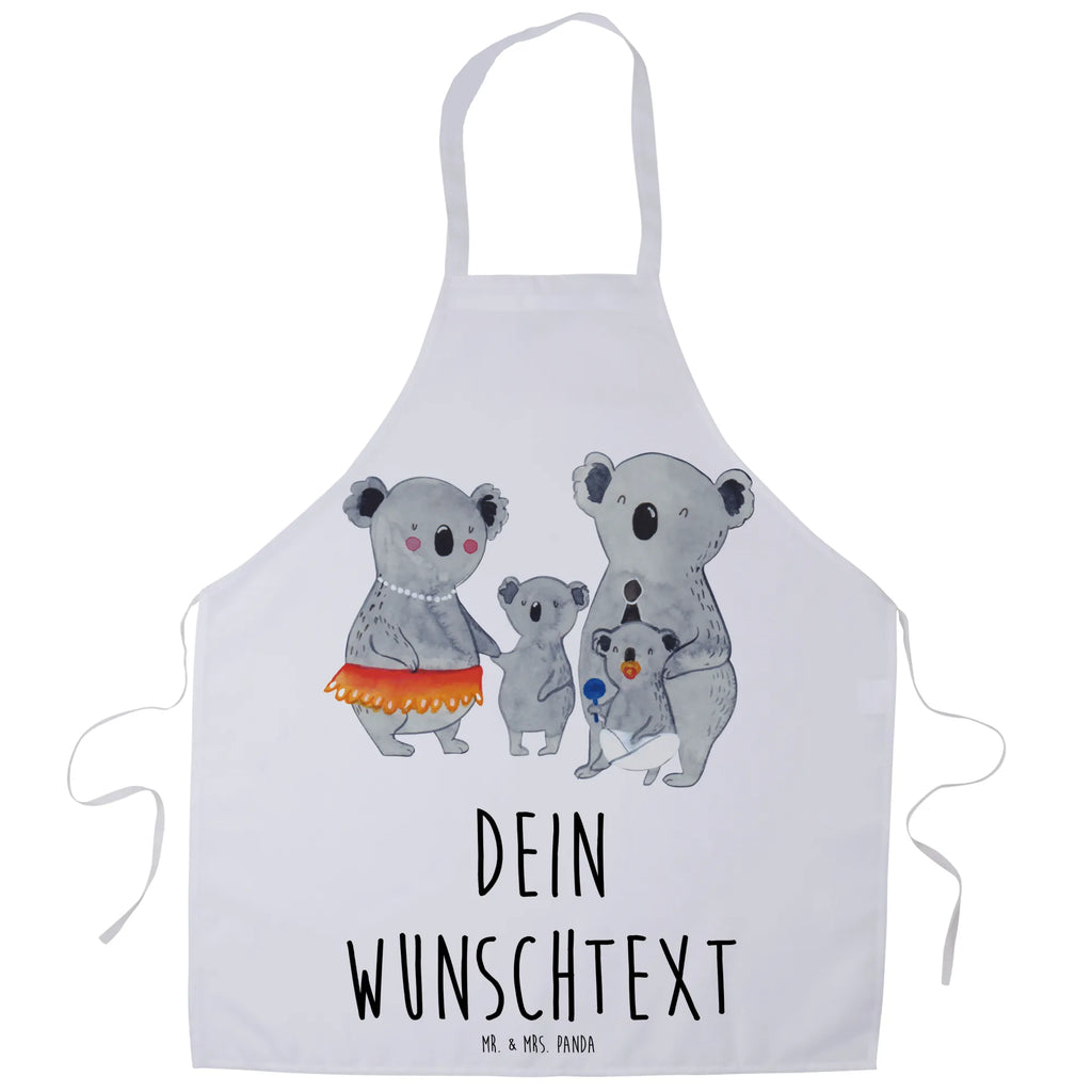 Spersonalizowany fartuch kuchenny Rodzina koali Rodzina, Dzień Ojca, Dzień Matki, brat, siostra, mama, tata, babcia, dziadek