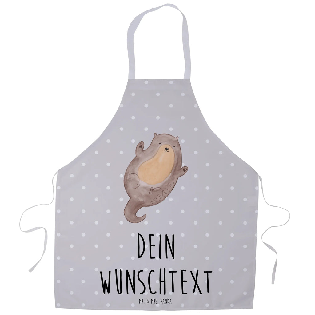 Personalized Cooking Apron otter Embrace otter, marten, sea otter, European otter, water mammal, aquatic animal, baby otter, predator, water, otter gifts, animal lover, gift ideas for animal lovers, animal, mammal, water animal, gifts for people in love, Otter Sea Otter Lake Otter