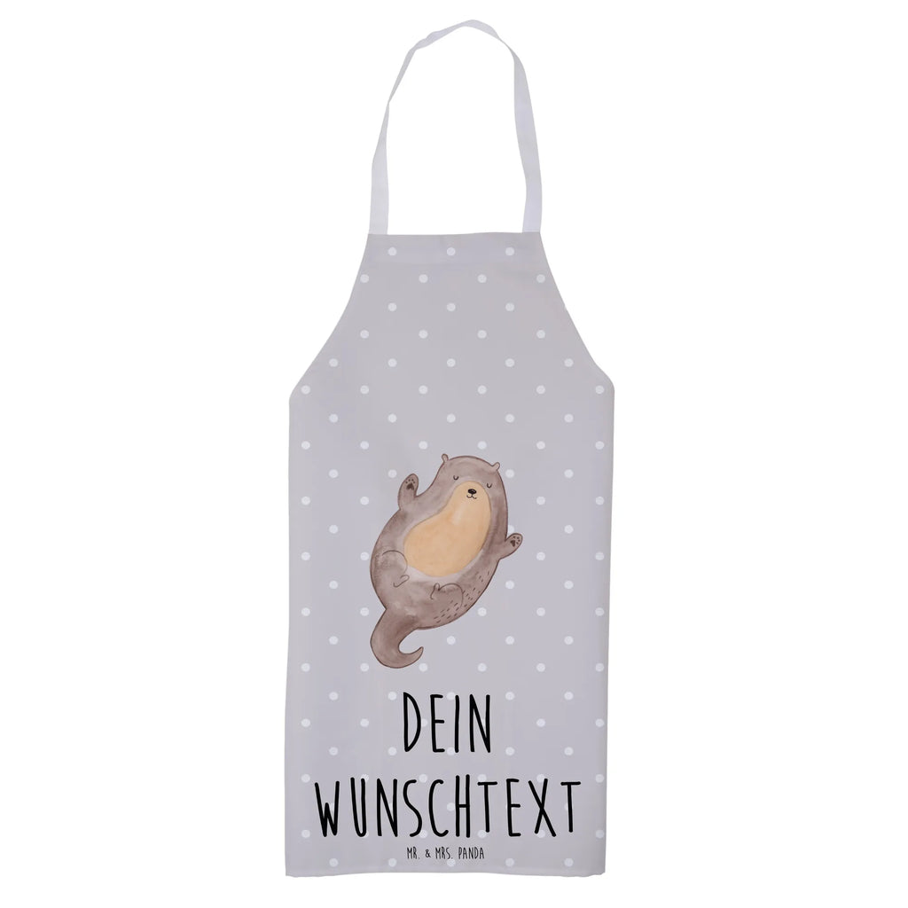 Personalized Cooking Apron otter Embrace otter, marten, sea otter, European otter, water mammal, aquatic animal, baby otter, predator, water, otter gifts, animal lover, gift ideas for animal lovers, animal, mammal, water animal, gifts for people in love, Otter Sea Otter Lake Otter