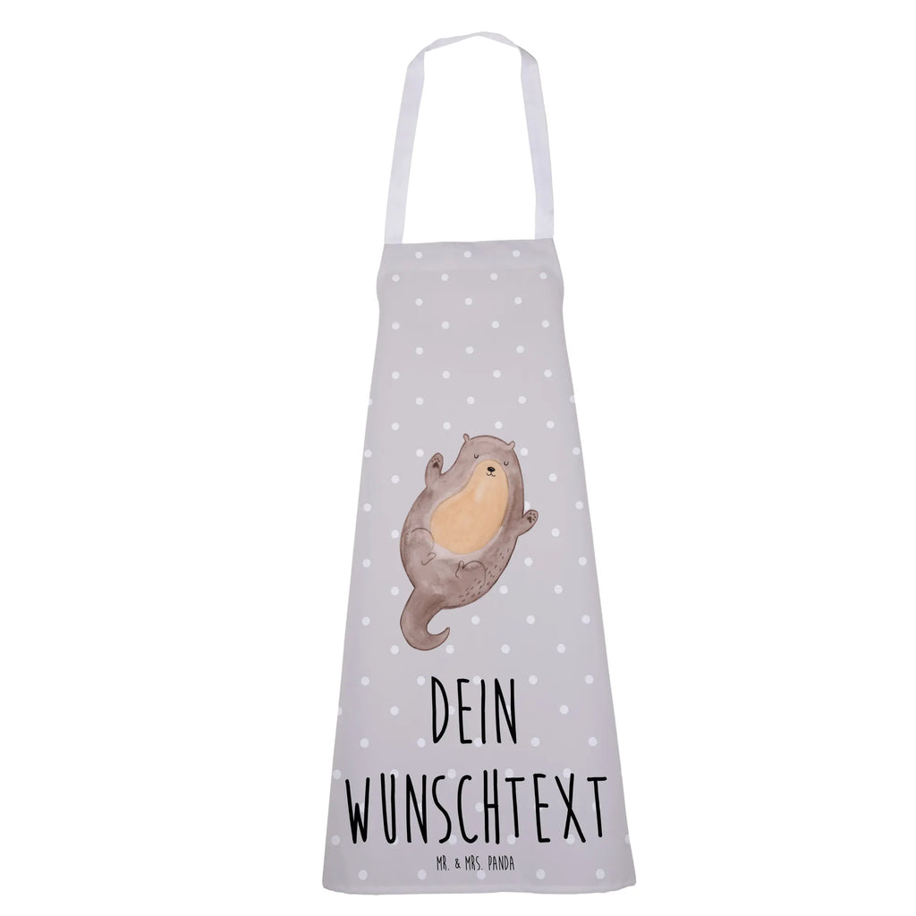 Personalized Cooking Apron otter Embrace otter, marten, sea otter, European otter, water mammal, aquatic animal, baby otter, predator, water, otter gifts, animal lover, gift ideas for animal lovers, animal, mammal, water animal, gifts for people in love, Otter Sea Otter Lake Otter