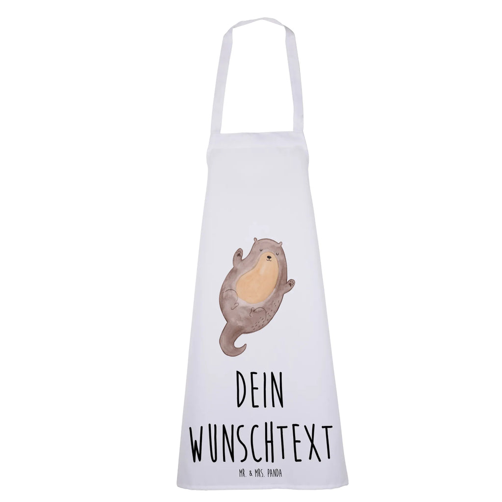 Personalized Cooking Apron otter Embrace otter, marten, sea otter, European otter, water mammal, aquatic animal, baby otter, predator, water, otter gifts, animal lover, gift ideas for animal lovers, animal, mammal, water animal, gifts for people in love, Otter Sea Otter Lake Otter
