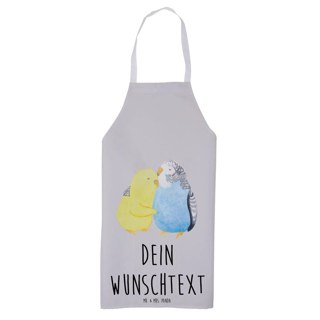 Personalized Cooking Apron Parakeets in love Love, Loving, Two, Together, Marriage, Engagement, Proposal of marriage, Love gift, gift for her, gift for him, anniversary gift, trust, birds, closeness, budgie, love, cuddling