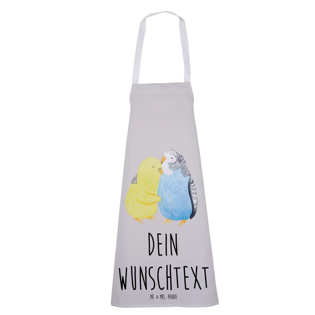 Personalized Cooking Apron Parakeets in love Love, Loving, Two, Together, Marriage, Engagement, Proposal of marriage, Love gift, gift for her, gift for him, anniversary gift, trust, birds, closeness, budgie, love, cuddling