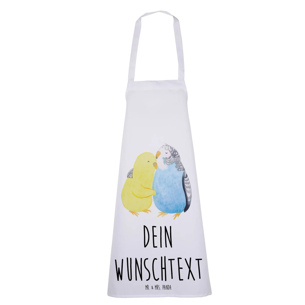 Personalized Cooking Apron Parakeets in love Love, Loving, Two, Together, Marriage, Engagement, Proposal of marriage, Love gift, gift for her, gift for him, anniversary gift, trust, birds, closeness, budgie, love, cuddling