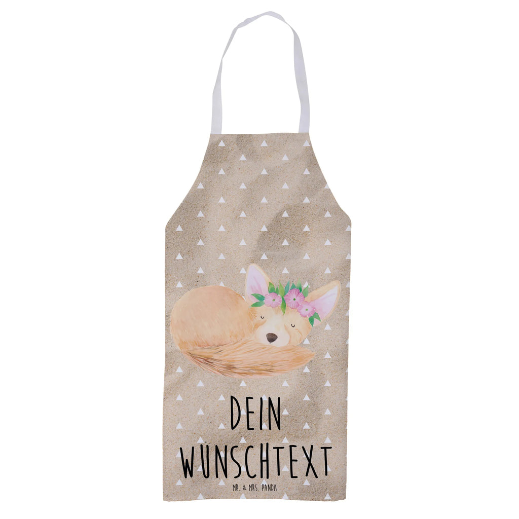 Personalized Cooking Apron desert fox Flower Africa, flowers, desert fox, desert, wreath of flowers, happy