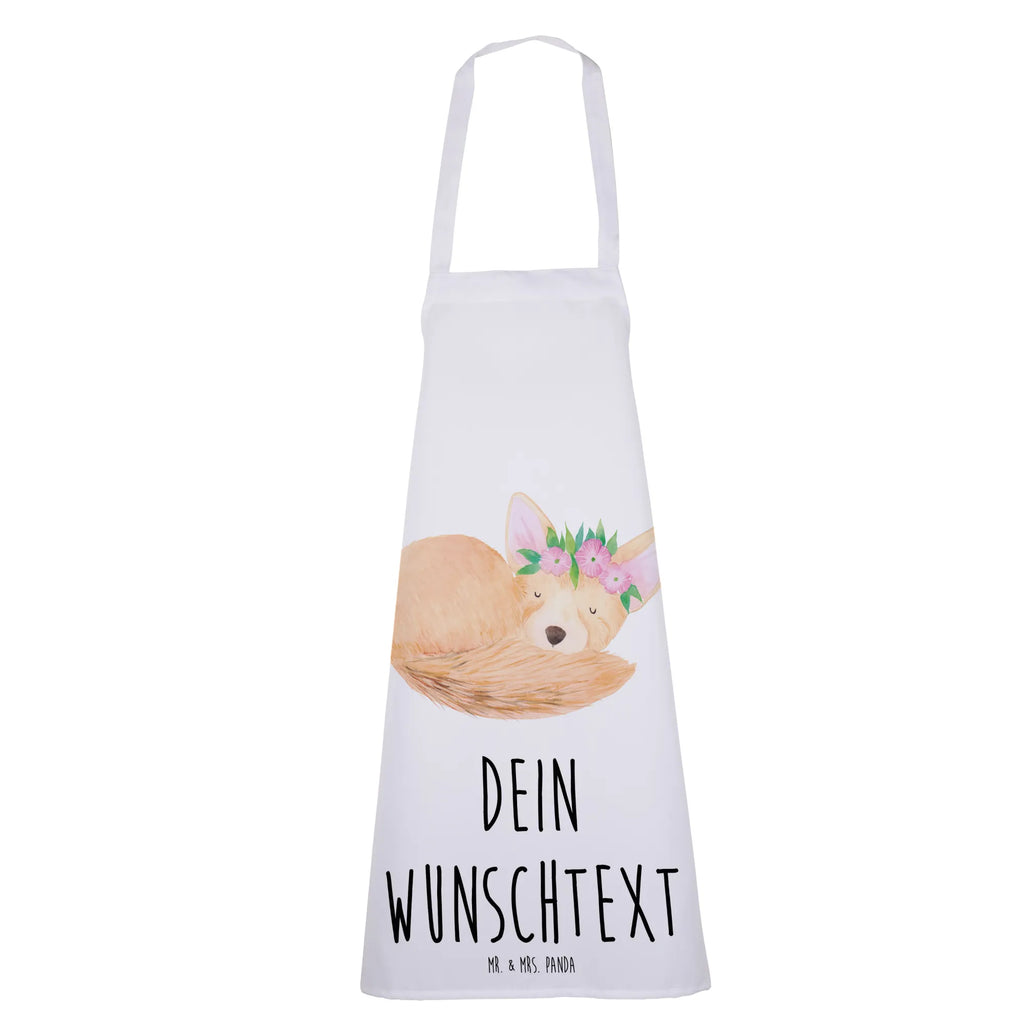 Personalized Cooking Apron desert fox Flower Africa, flowers, desert fox, desert, wreath of flowers, happy