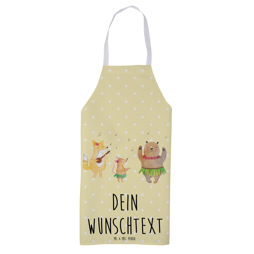 Personalized Cooking Apron forest animals Aloha small animals, cute, funny, cute animal motives, hand drawn, small world, funny sayings, good mood, happy, gifts, gift ideas, special gifts, animal lover, card, aloha, dancing, rabbit, laughter, music, hedgehog, life, forest, bear, forest animals