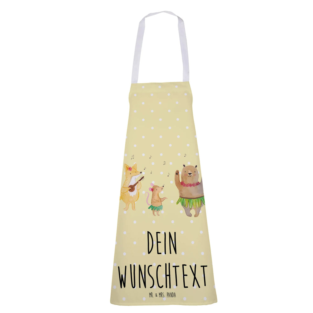 Personalized Cooking Apron forest animals Aloha small animals, cute, funny, cute animal motives, hand drawn, small world, funny sayings, good mood, happy, gifts, gift ideas, special gifts, animal lover, card, aloha, dancing, rabbit, laughter, music, hedgehog, life, forest, bear, forest animals