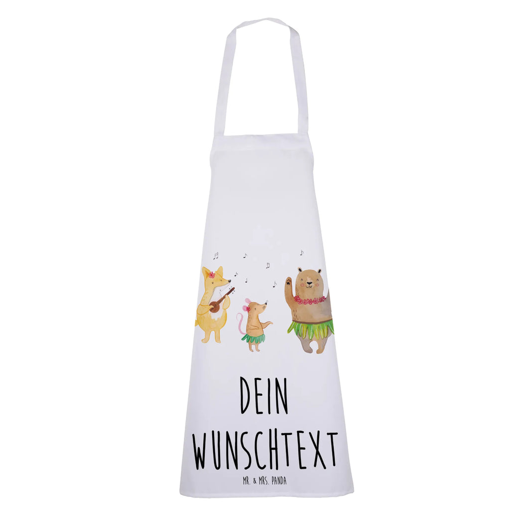 Personalized Cooking Apron forest animals Aloha small animals, cute, funny, cute animal motives, hand drawn, small world, funny sayings, good mood, happy, gifts, gift ideas, special gifts, animal lover, card, aloha, dancing, rabbit, laughter, music, hedgehog, life, forest, bear, forest animals