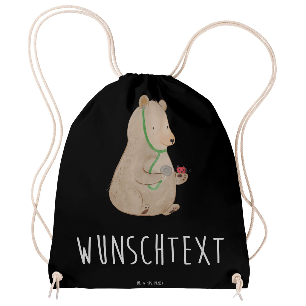 Spersonalizowana torba sportowa niedźwiedź lekarz Niedźwiedź, Miś, Pluszowy miś